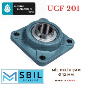 UCF 201 SBIL YATAKLI RULMAN (Mil Çapı : 12 mm) (Made in China)